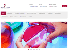 Tablet Screenshot of labsantalucia.com.br